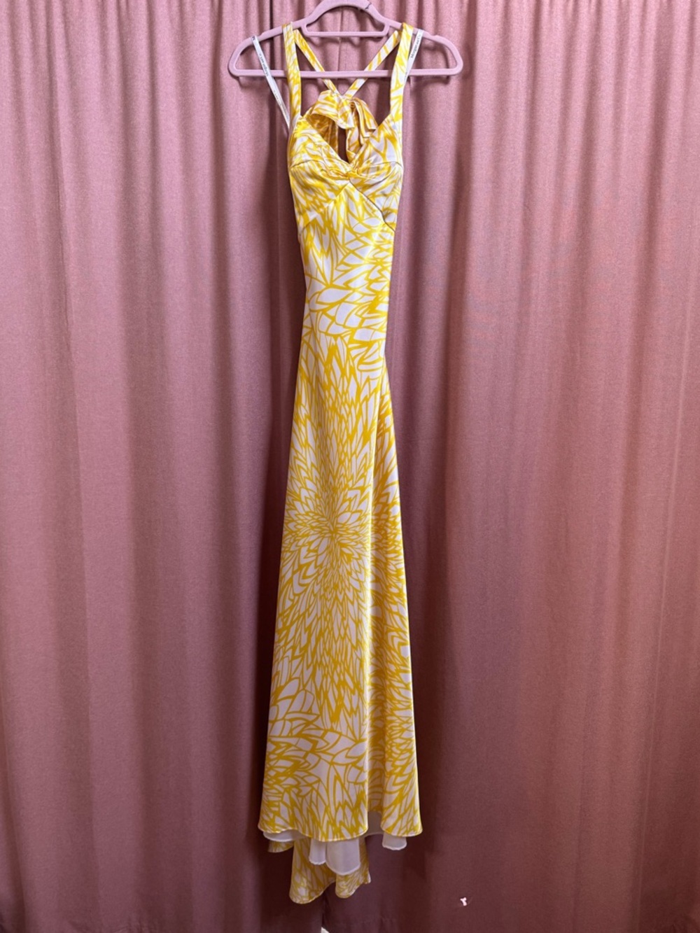 Morgan & Co. Yellow and White Floral Dress
